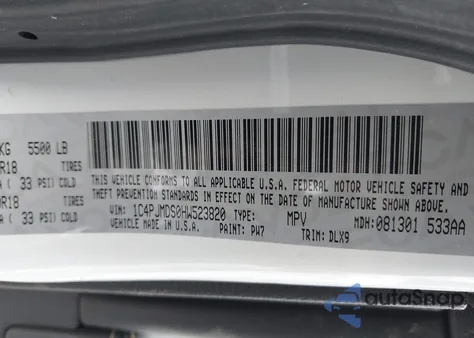 2017 Jeep Cherokee Limited 4X4 z USA, uszkodzony, nr VIN 1C4PJMDS0HW523820
